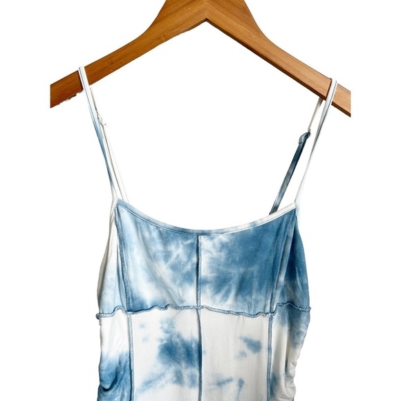 Princess Polly Milan Tie Dye Angelcore Soft Girl Mini Dress in Blue Size 8 - Picture 7 of 11